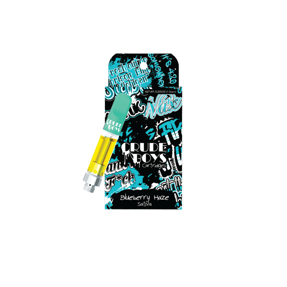 Photograph of product: Blueberry Haze Vape Cartridge | 1g