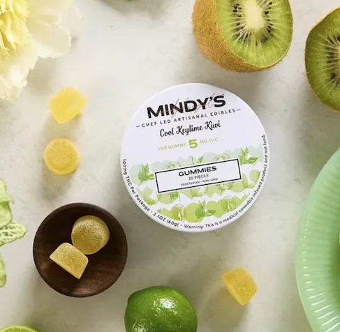 Photograph of product: Cool Keylime Kiwi Gummies 5mg 20pk