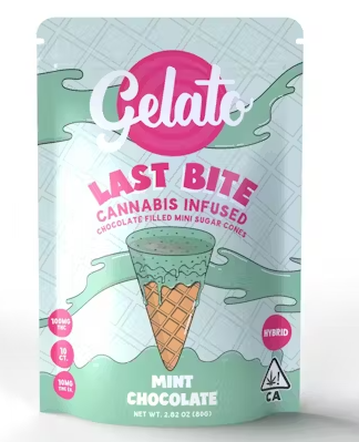 Photograph of product: Gelato Last Bites - Coconut Cream Pie - 200mg Filled Sugar Cones