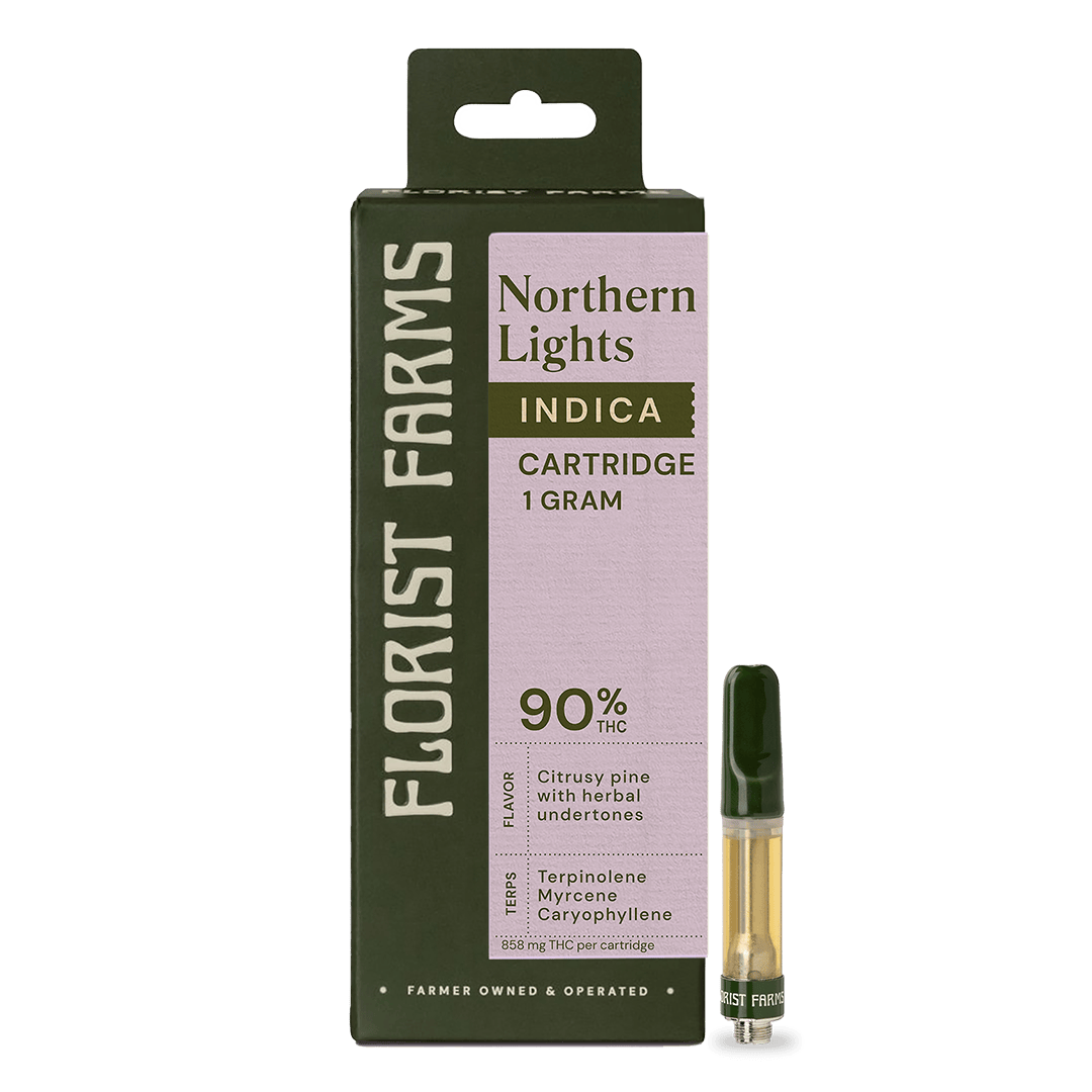 Photograph of product: Florist Farms- Northern Lights- Vape- Cart