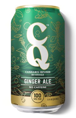 Photograph of product: CQ Oui'd Infused Beverage | Ginger Ale | 100mg Soda