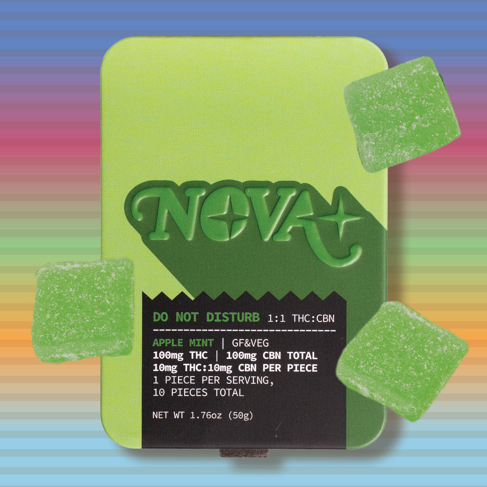 Photograph of product: Do Not Disturb | Apple Mint Gummies 100mg