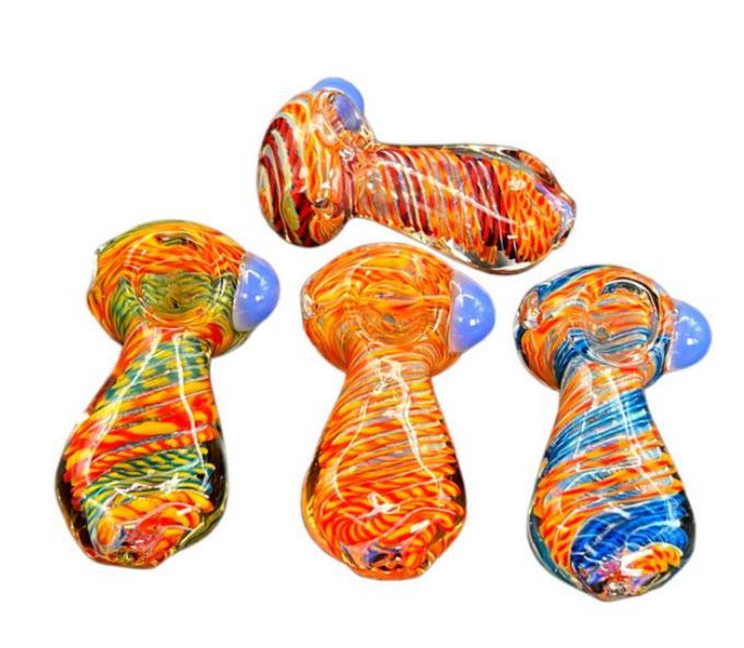 Photograph of product: 4" Full Snake Art Hand Pipe