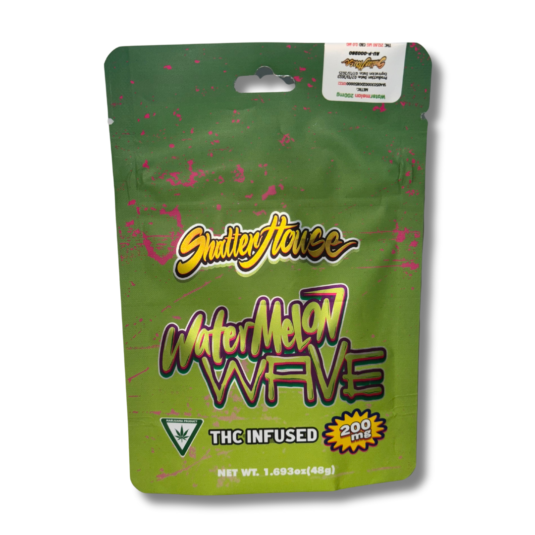 Photograph of product: Shatter House - Watermelon Wave - Gummies - 200mg
