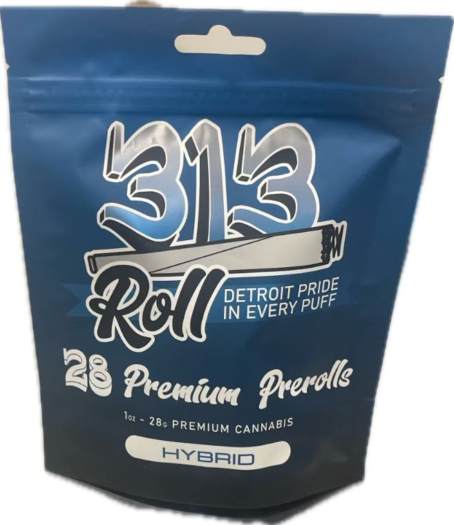 Photograph of product: 313 Rolls - 28-Pack Prerolls - Dream Puff
