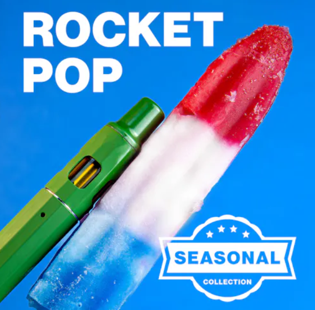 Photograph of product: Rocket Pop: Disposable Vape 1g