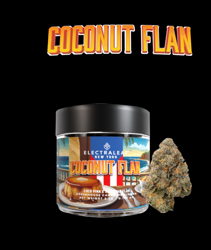 Photograph of product: Flower | Electraleaf | Coconut Flan - 3.5g