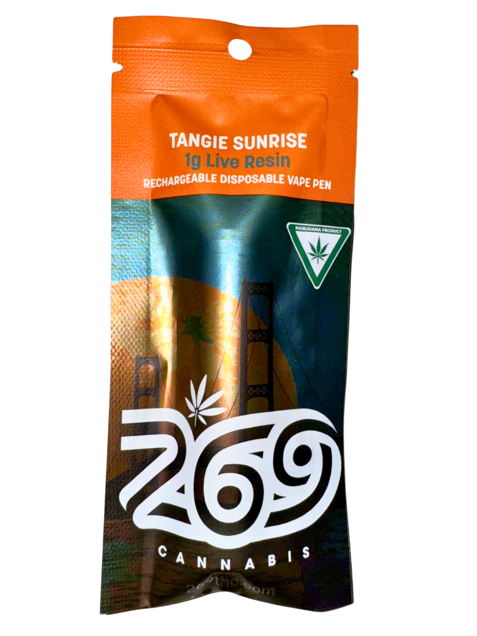 Photograph of product: Tangie Sunrise Live Resin Disposable Vape