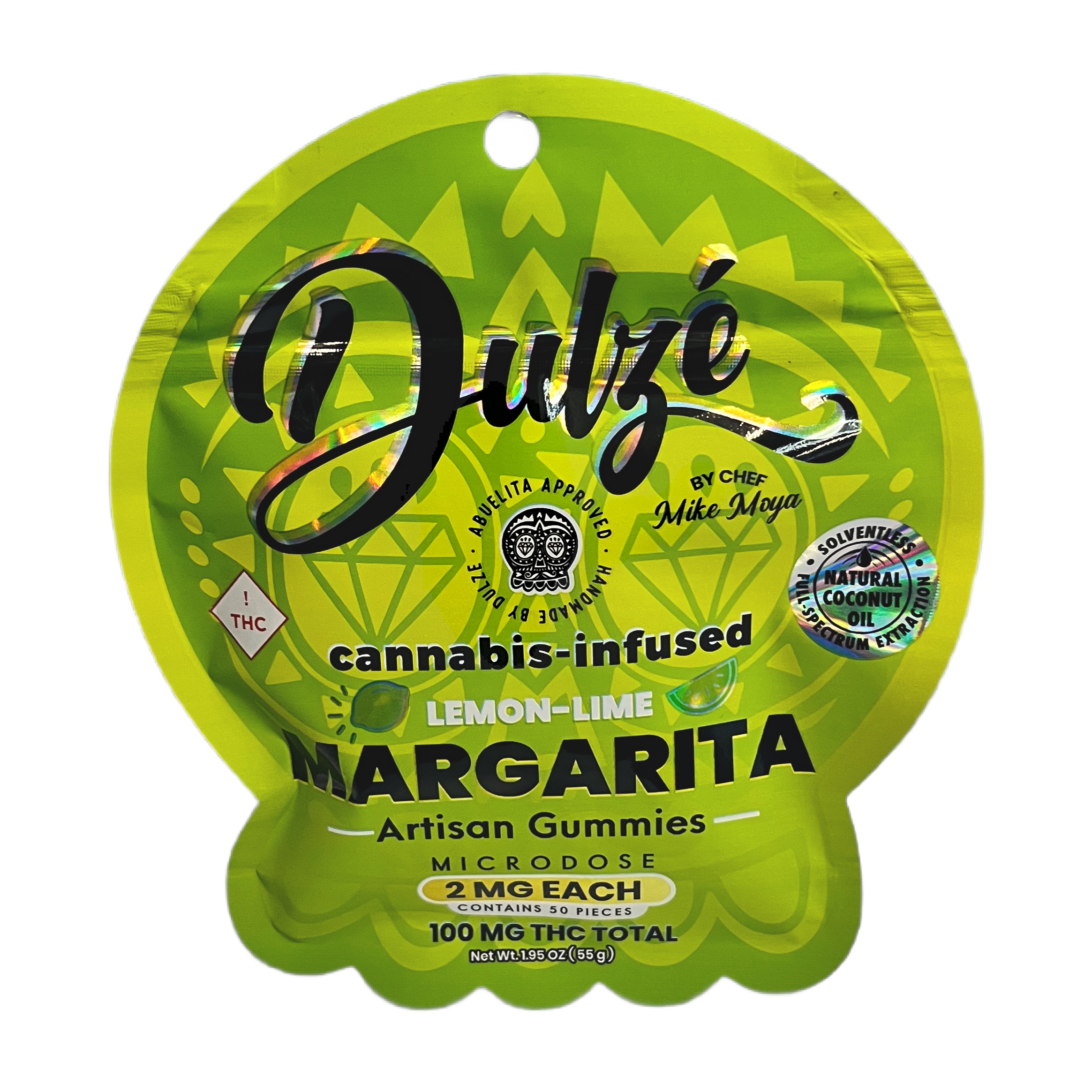 Photograph of product: Dulze | 100mg Gummies | Pina Colada