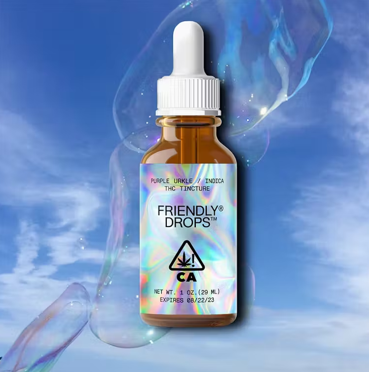 Photograph of product: Purple Urkle (I) Full Spectrum TINCTURE - Friendly Brand