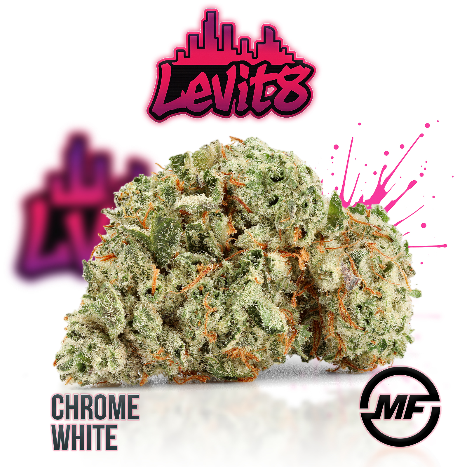 Photograph of product: Levit8 | Chrome White | Pre-Pack Ounce (2/$150) - 28g