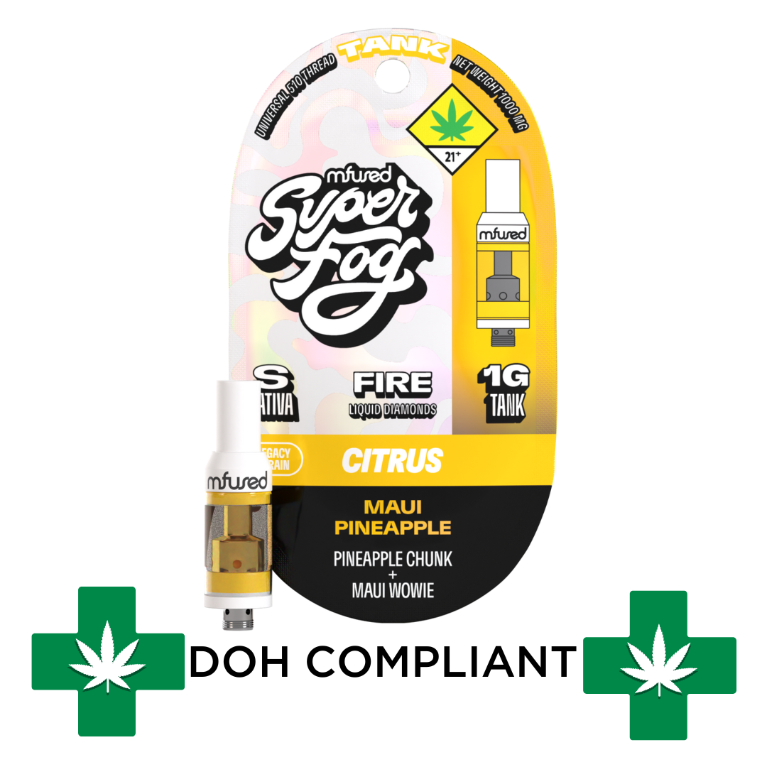 Photograph of product: DOH | Maui Pineapple Super Fog Fire Cartridge | 1g