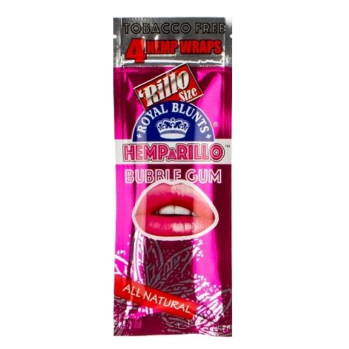 Photograph of product: Hemparillo Wraps 4 Pack (Bubblegum)