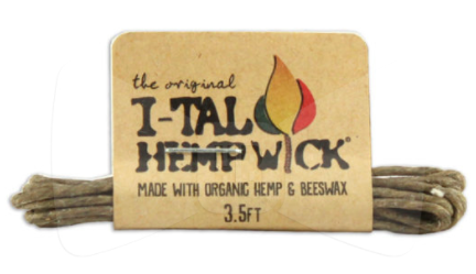 Photograph of product: I-Tal Small Hemp Wick