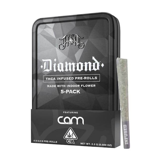 Photograph of product: Kush Mintx (H) - CAM Infused Diamond 5pk - Kush Mintx (H)