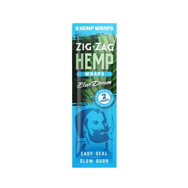 Photograph of product: Zig Zag Hemp Wraps - Blue Dream 2pk - 