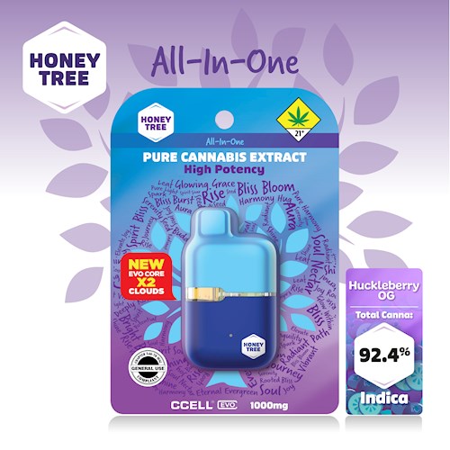 Photograph of product: Huckleberry OG Flavored Disposable | 1g (DOH)