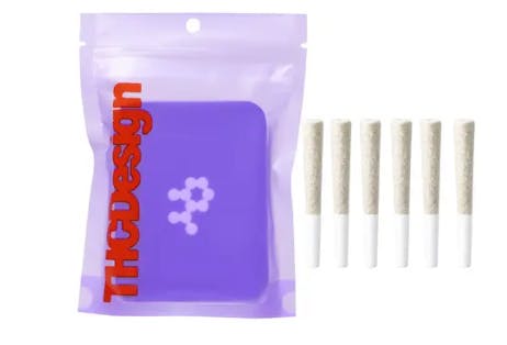 Photograph of product: 3.5G 6pk Blue Viper Prerolls - 