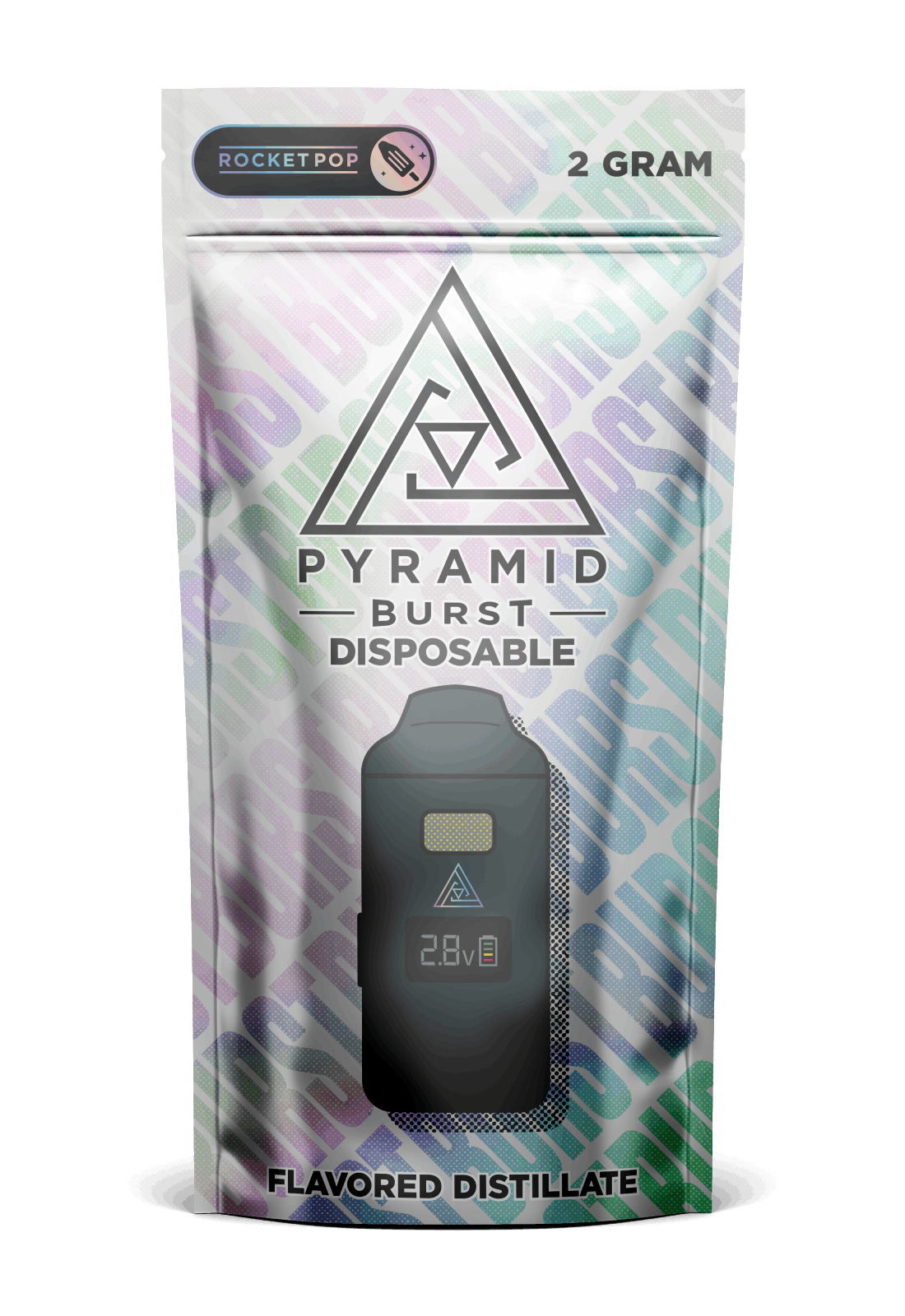 Photograph of product: Disposable | Burst | Rocket Pop 2g