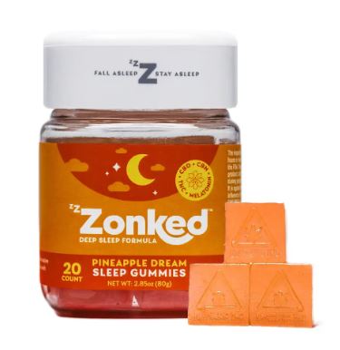 Photograph of product: Pineapple Dream 1:1:1 (TH-oui:CBD:CBN) I 100mg Gummies (20pk)