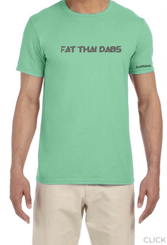 Photograph of product: KashMakena - Fat Thai Dabs T-Shirt - Mint Green