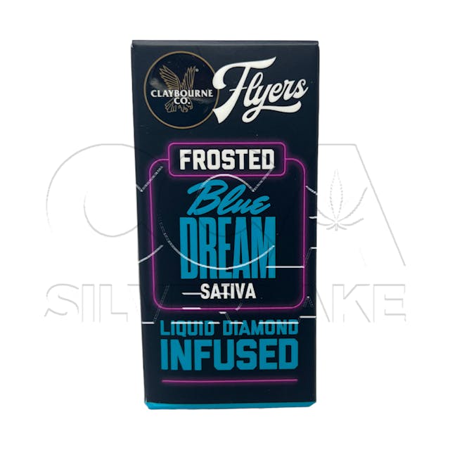 Photograph of product: Flyers Blue Dream Frosted Infused 5 Pack 2.5g - 5 pack