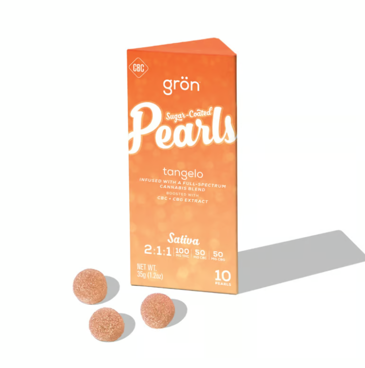 Photograph of product: Tangelo Gummies 100mg (10-Pack | 10mg Each)