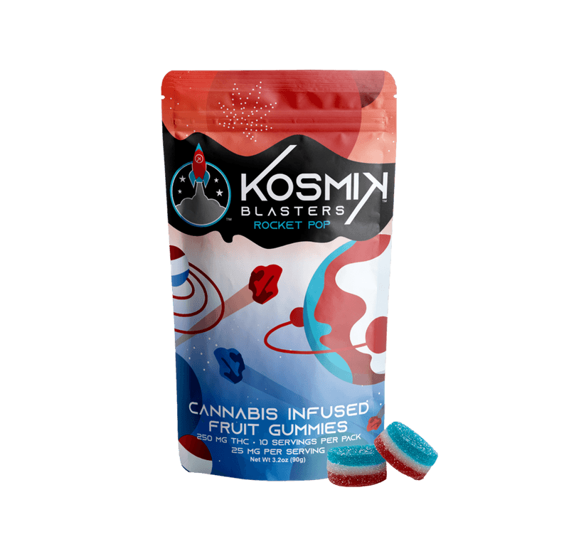 Photograph of product: Kosmik-250mg Gummy-Rocket Pop