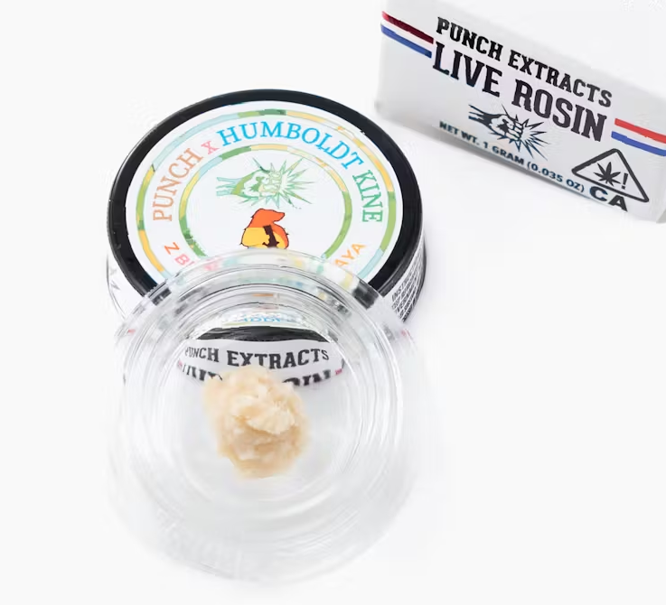 Photograph of product: Punch Extracts ZBerry Shishkapaya Tier 2 Live Rosin 1g