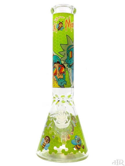 Photograph of product: 14" RICK & MORTY BONG | $50