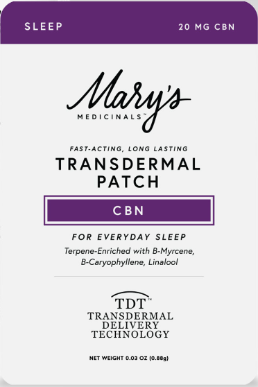 Photograph of product: Mary's Medicinals - PATCH - CBN - Sleep - 20mg