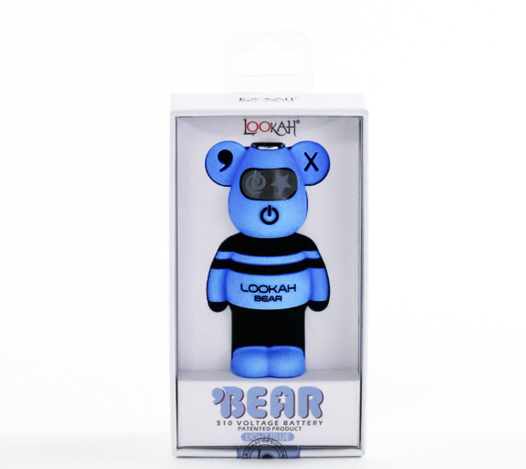 Photograph of product: Lookah - Bear 510 Battery - Blue