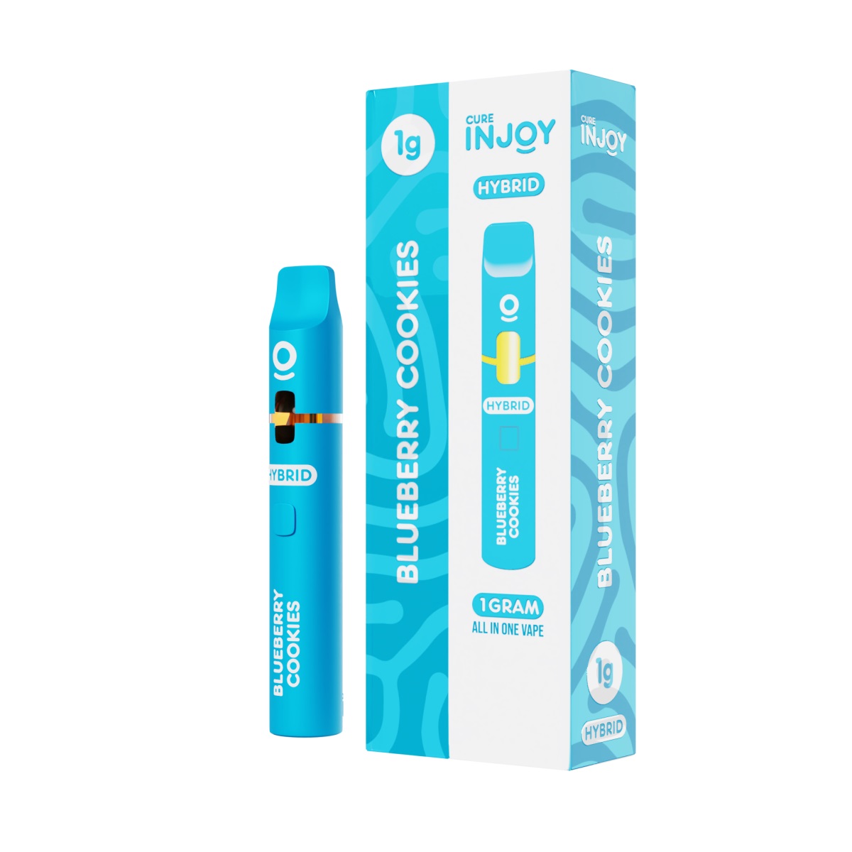 Photograph of product: Cure Injoy | Disposable Vape | Blueberry Cookies | 2g