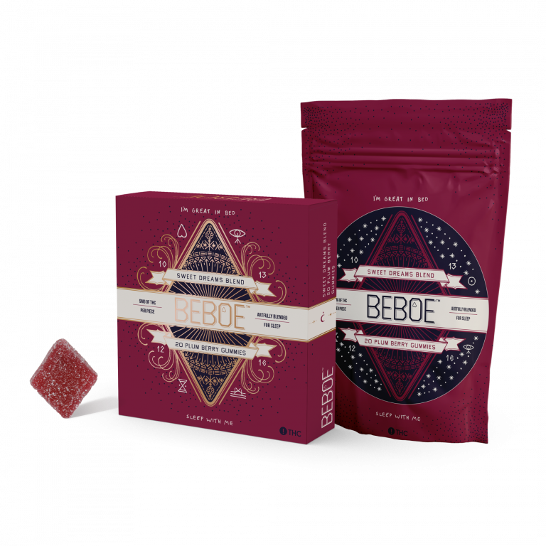 Photograph of product: Plum Berry 5:1 TH-oui:CBN | Gummies | [102.08mg]