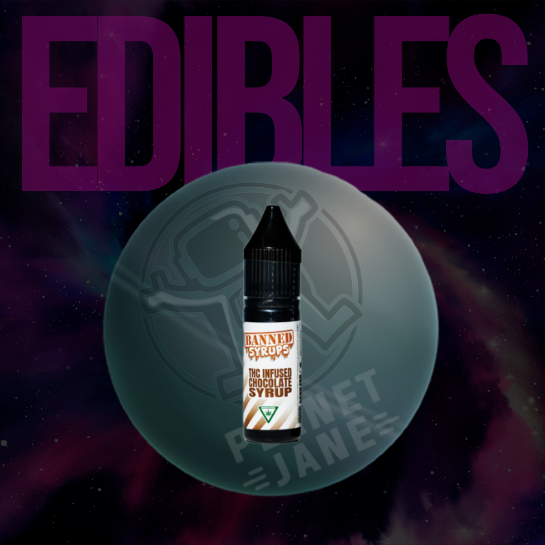 Photograph of product: Banned - 200mg Infused Syrup - Chocolate