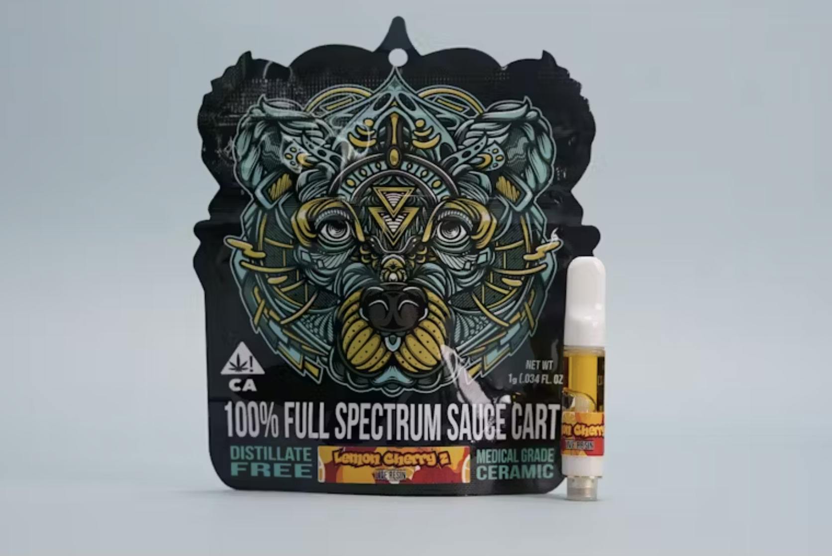 Photograph of product: Bear Labs - Lemon Cherry Z - 1G - Full Spectrum Sauce Cartridge