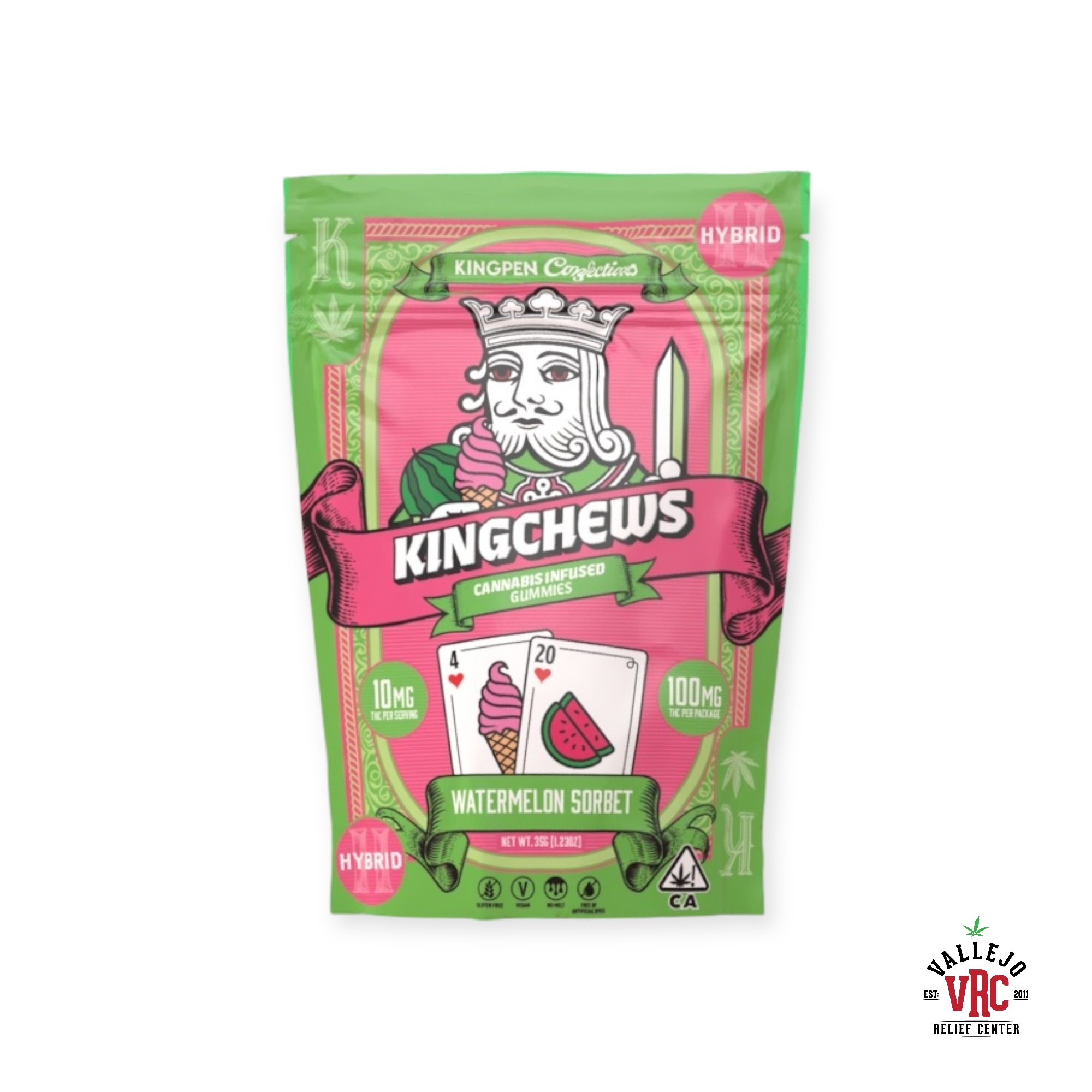 Photograph of product: KINGCHEWS - WATERMELON SORBET