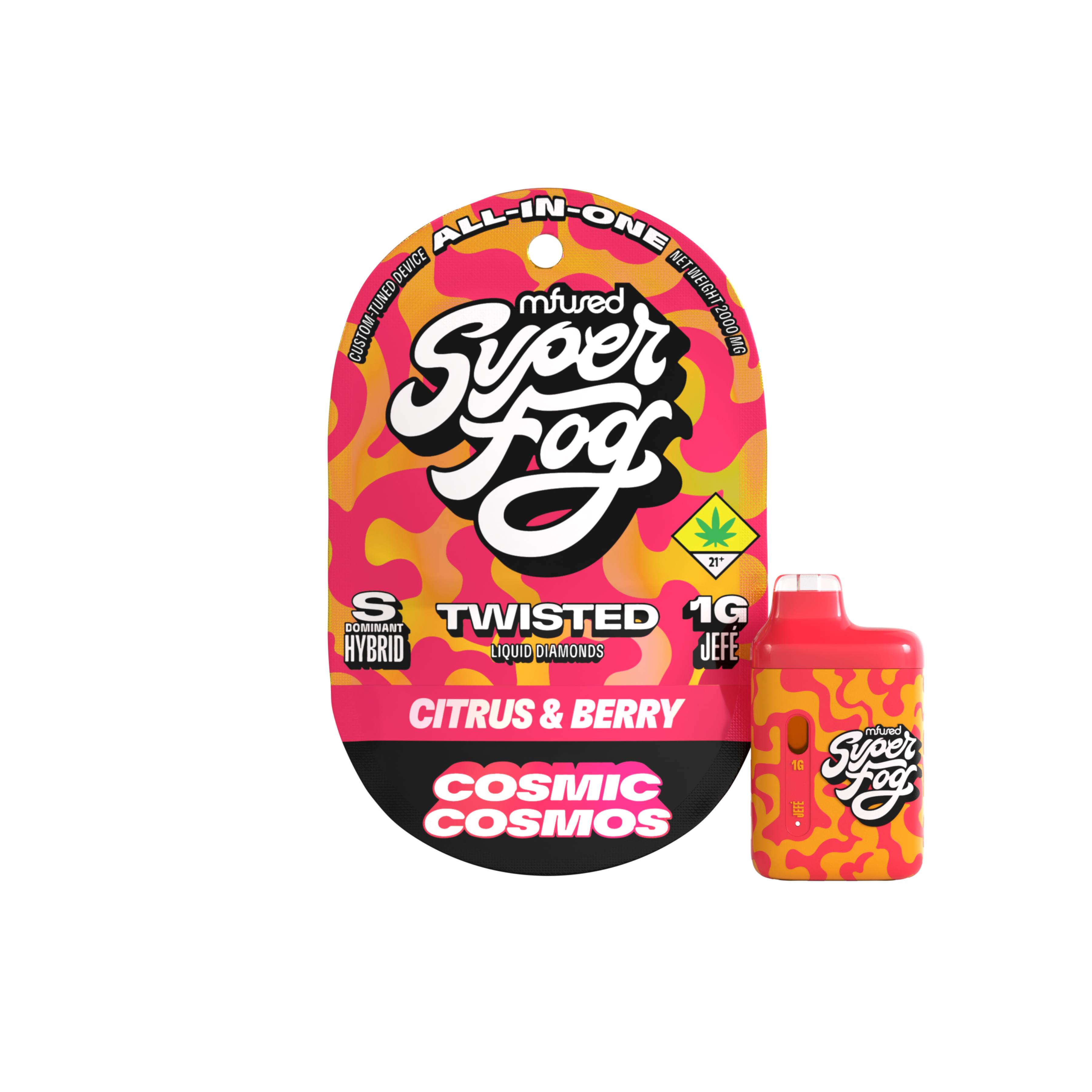 Photograph of product: TWISTED Liquid Diamonds 1g Jef - Cosmic Cosmos (DOH)