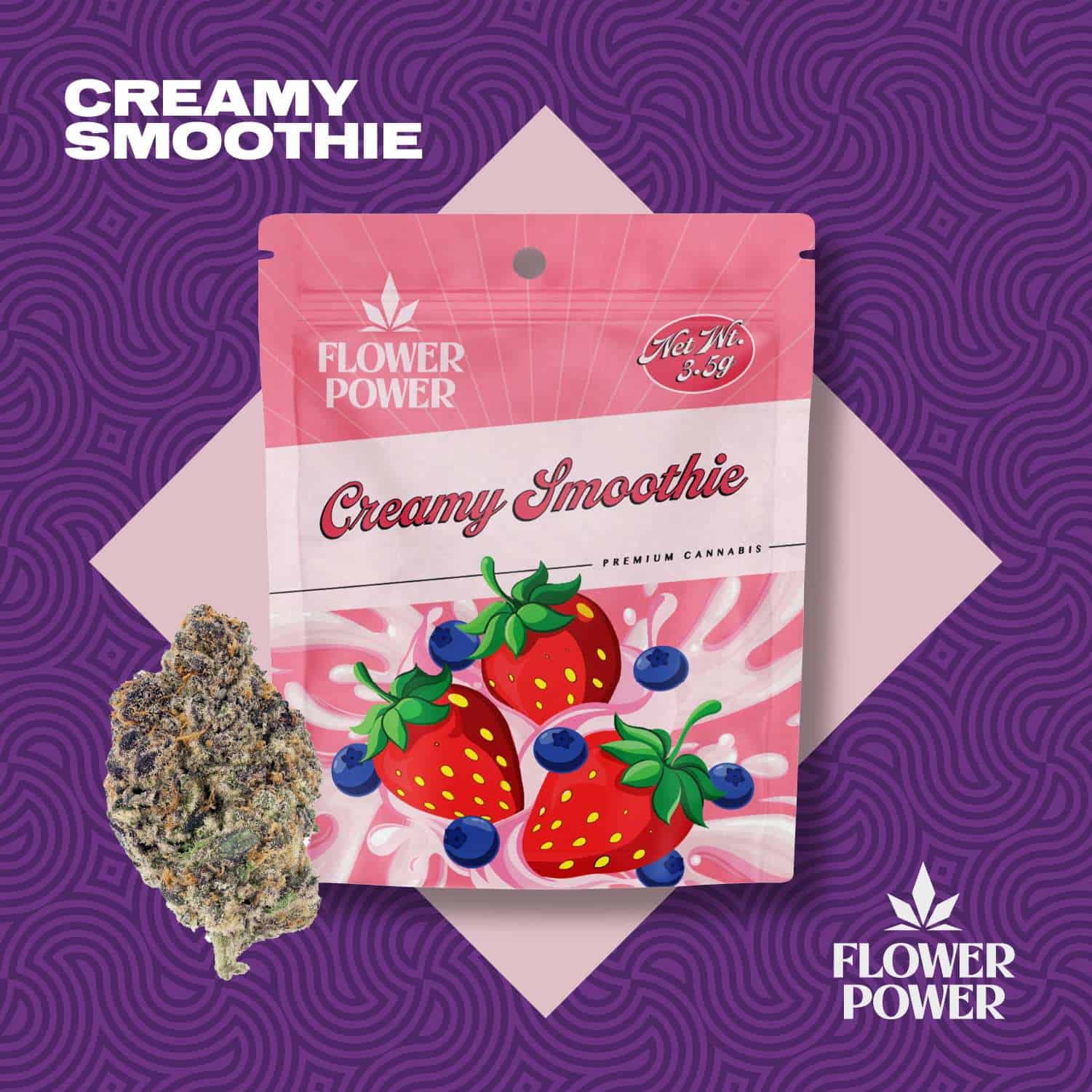 Photograph of product: Flower Power Creamy Smoothie - 3.5g