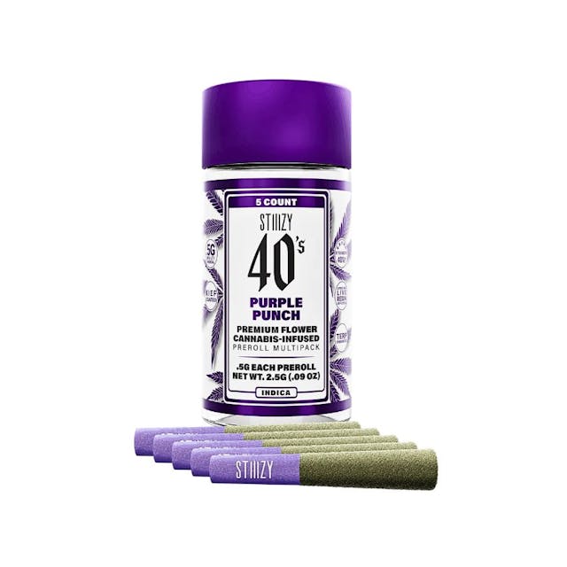 Photograph of product: 40's Purple Punch Infused Multi-Pack 2.5g - Sales Floor
