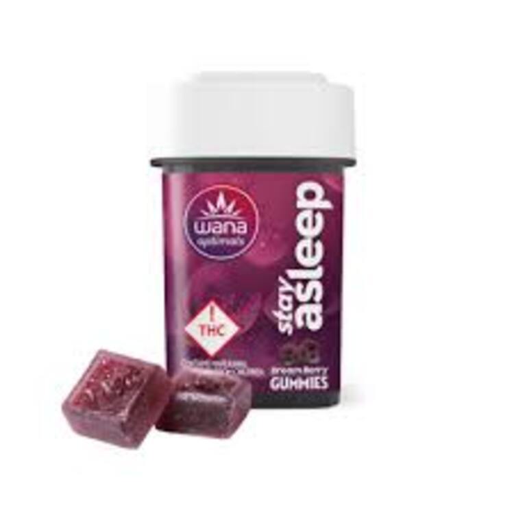 Photograph of product: WANA - Stay Asleep Nightly 100mg Gummies