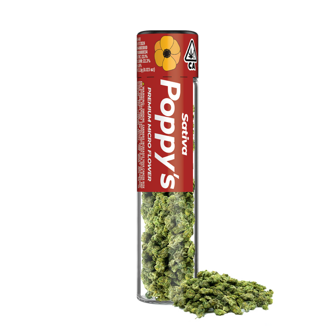 Photograph of product: Poppy's - Lemon Haze - Smalls Flower - 3.5g