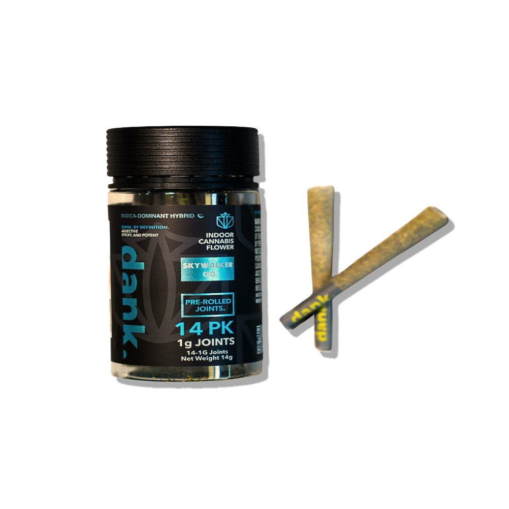 Photograph of product: Dank - Skywalker OG Preroll 14pk - 14g