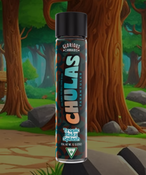 Photograph of product: Chulas - Tropic Razz Splash Infused Pre-Roll