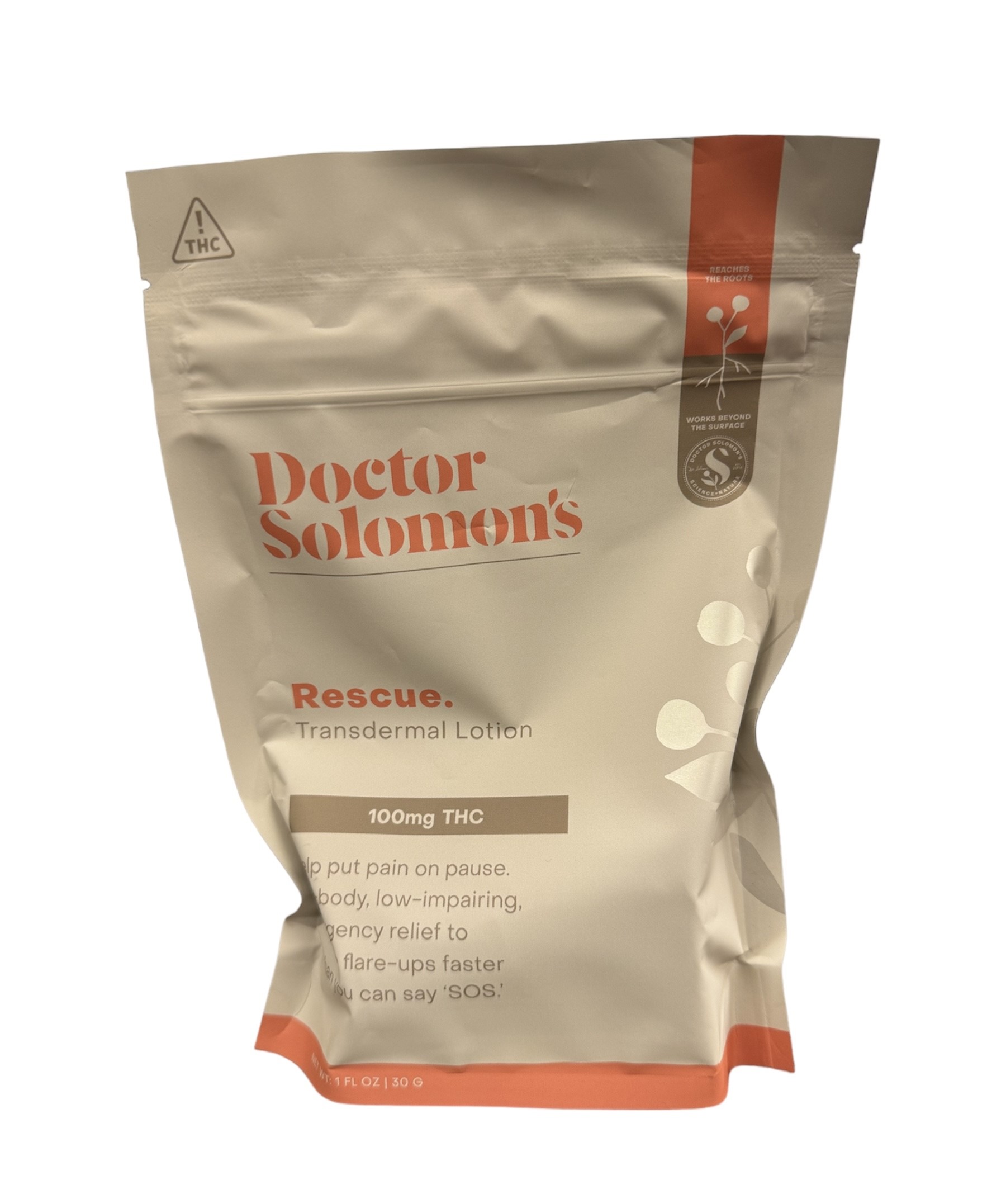 Photograph of product: GTI Dr Solomon's Lotion - Rescue 100mg