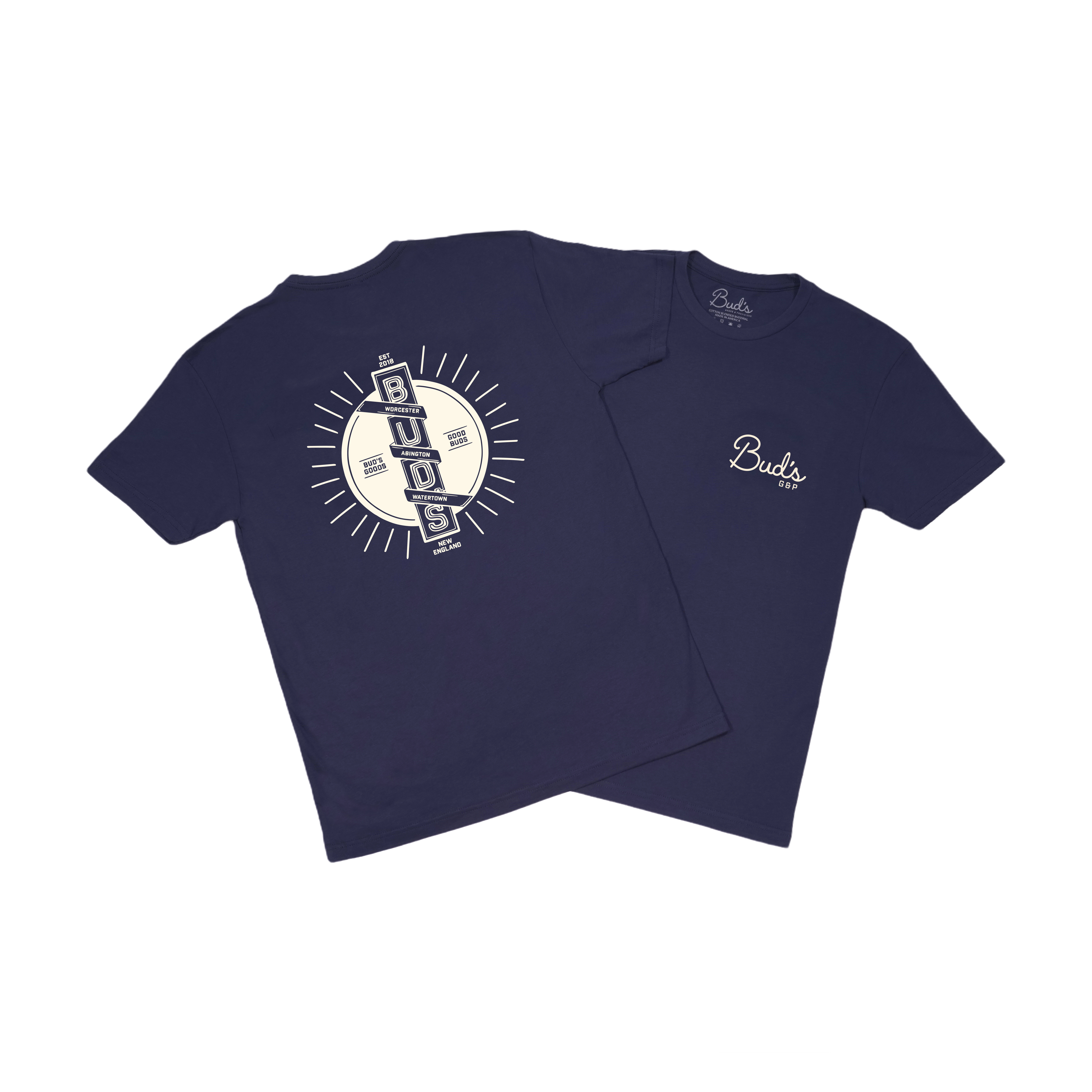 Photograph of product: Bud's Goods - Sun Navy Shirt - Small