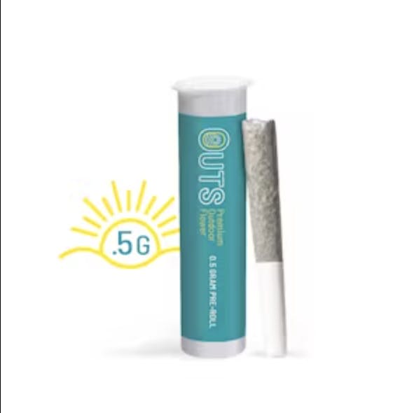 Photograph of product: Planet of the Grapes .5g Pre-Roll Single
