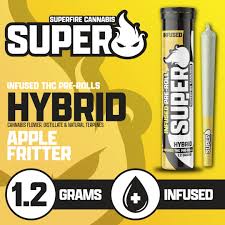 Photograph of product: SuperFire - Infused Preroll - Apple Fritter - 1.2g
