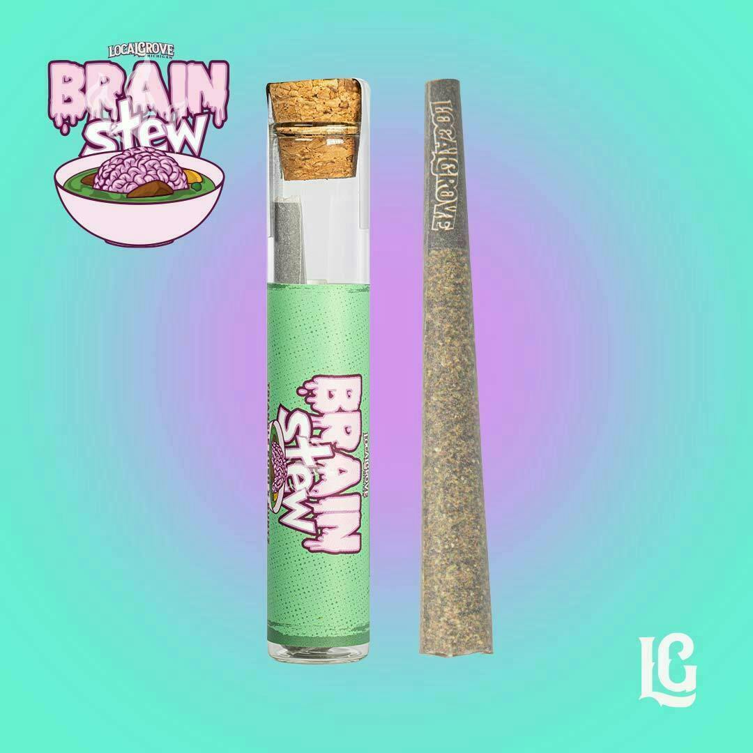 Photograph of product: Local Grove: Brain Stew 1G Pre-Roll