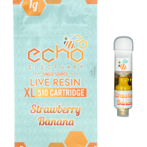 Photograph of product: Echo Electuary - Live Nectar XL Cartridge - Strawberry Banana